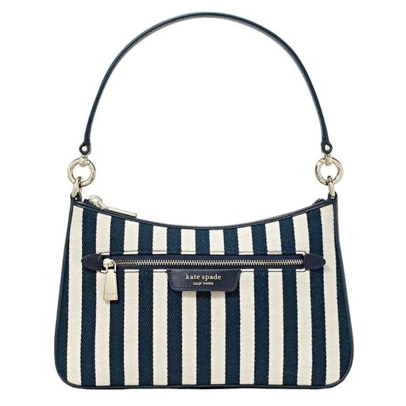 Kate Spade Hudson Convertible Crossbody Bag in Parisian Navy Multi (MSRP $248) - Picture 1 of 9